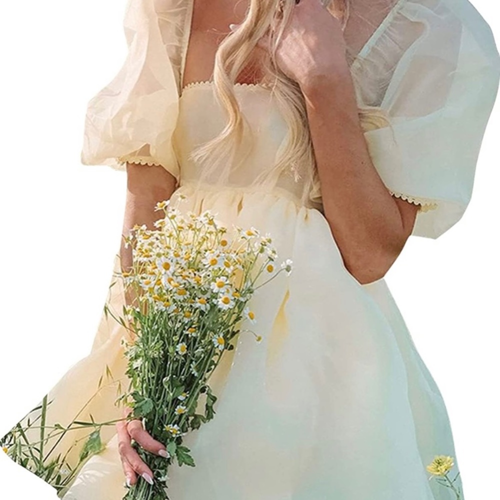 Puff Sleeve Tulle Princess Fairy Fairycore Dress